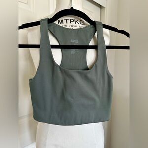 Girlfriend Collective Green Sports Bra Size XS